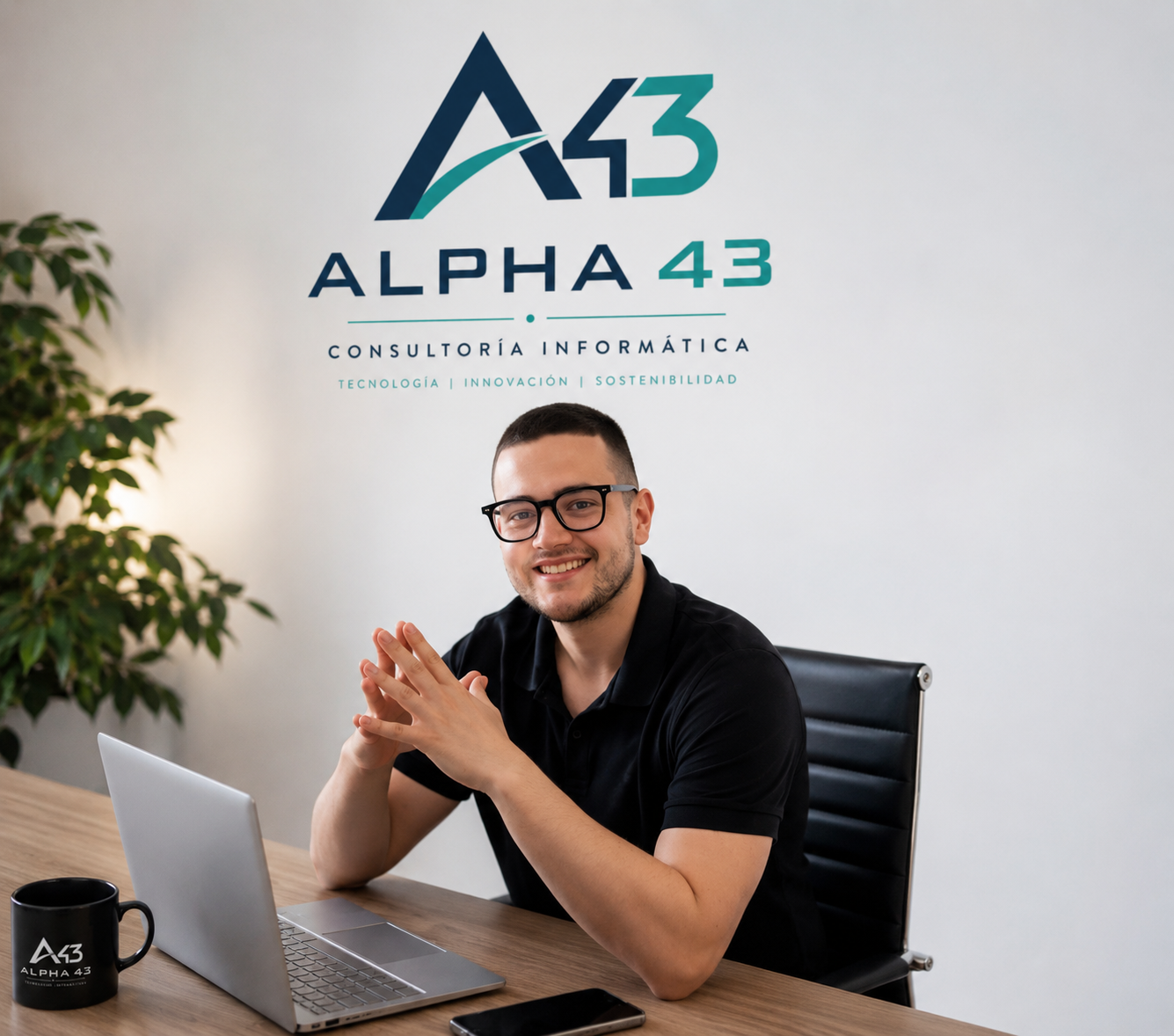 Equipo Alpha 43 trabajando con clientes